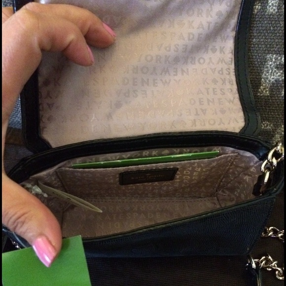 New - Kate Spade mini metallic black shoulder bag - Picture 2 of 4
